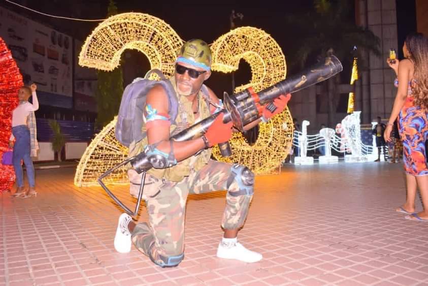 Commando Moto te posant au début de l’année à la Place du 30 juin, l’ex-Place de la Gare (DR)