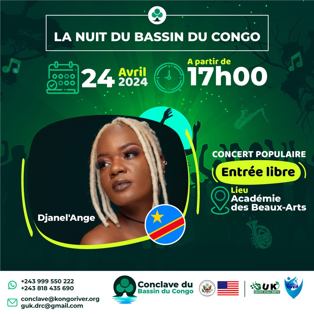  DJanel’Ange, une des treize artistes associés à la Nuit du bassin du Congo/ DR