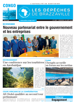 Les Dépêches de Brazzaville : Édition brazzaville du 30 août 2024