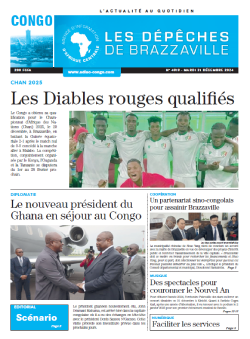 Les Dépêches de Brazzaville : Édition brazzaville du 31 décembre 2024