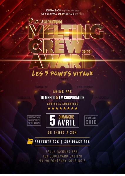 Affiche Melting Crew 2020 à Fontenay-sous-bois en France