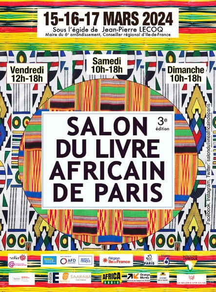 Affiche Salon du Livre Africain de Paris 2024