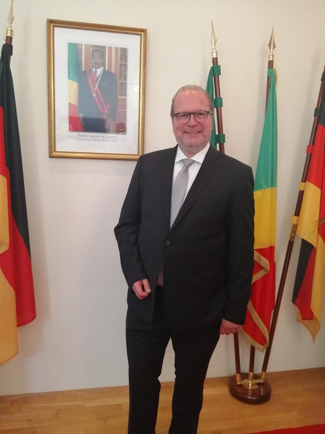 Ralf Sesselberg, consul honoraire du Congo à Hanovre, en République Fédérale d'Allemagne