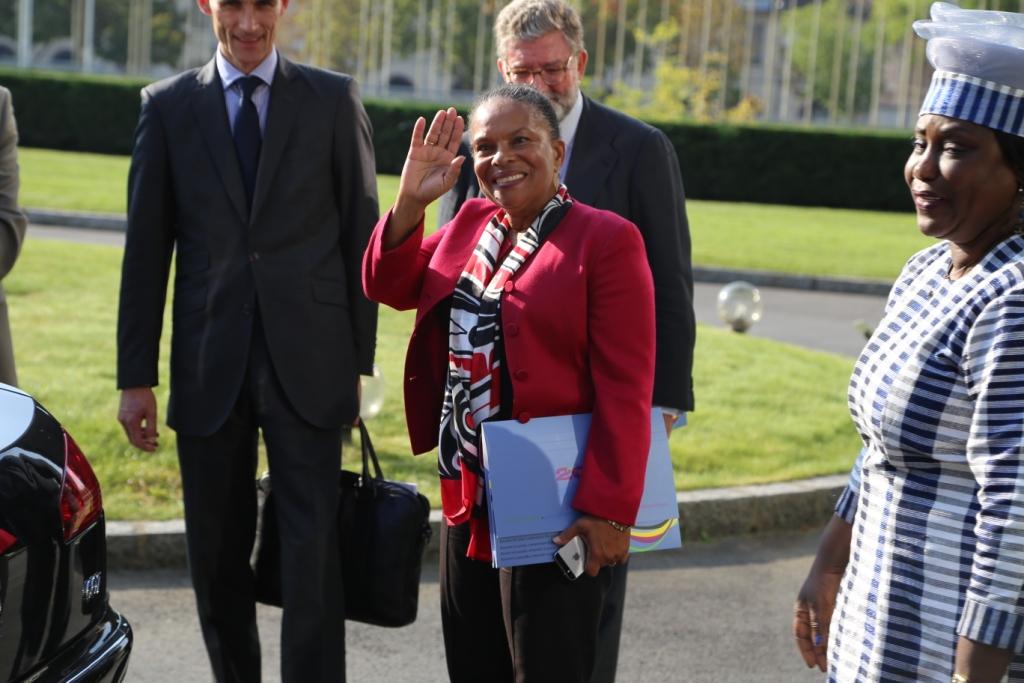 Christiane Taubira, rapporteuse de la loi portant son nom en mai 2001, qui tend à la reconnaissance de la traite et de l’esclavage en tant que crime contre l’humanité