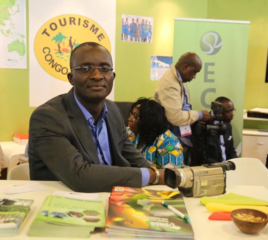 Gildas Mayela, journaliste, attaché de presse au ministère du Tourisme et de l'Environnement