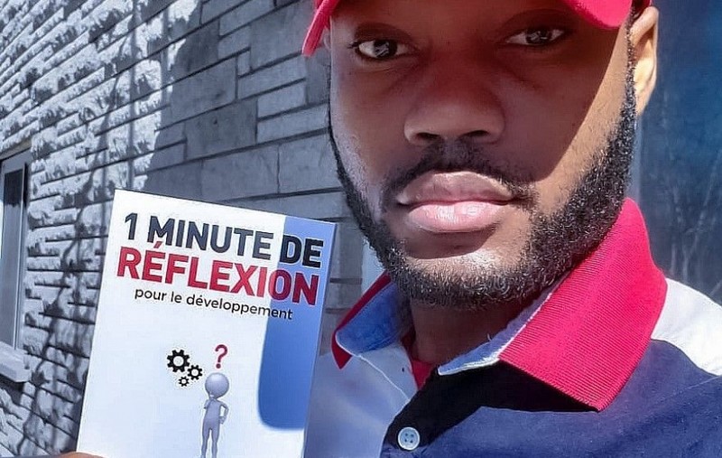 Merveille D. Nkouma auteur du livre 1 minute de réflexion pour le développement : le trésor caché de la réflexion 