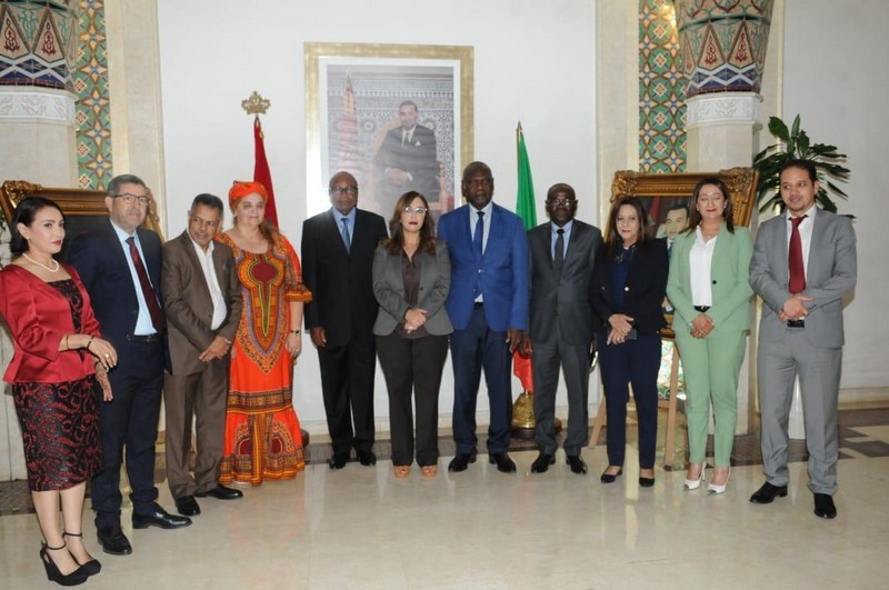 Photo de groupe, coopération décentralisée, Congo-Maroc, Rabat novembre 2022
