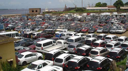 Le port de Boma, à l'ouest de Matadi