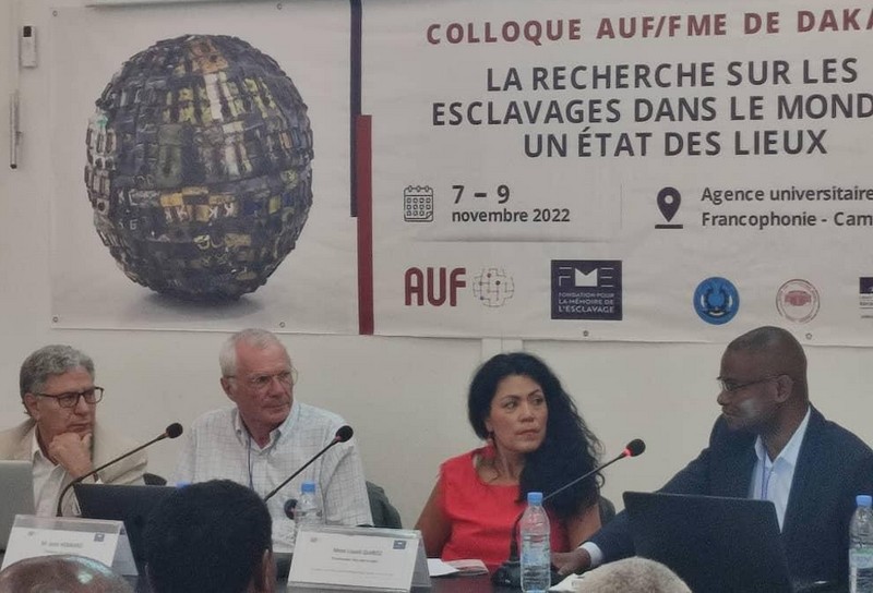 Colloque sur l'esclavage au Sénégal du 7 au 9 novembre 2022, participation de l'Enseignant-chercheur Ulrich Kevin Kianguebeni