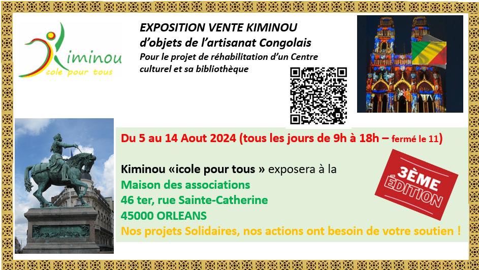 Visuel 3e exposition-vente association Kiminou