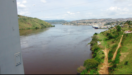 Une vue du site du pont